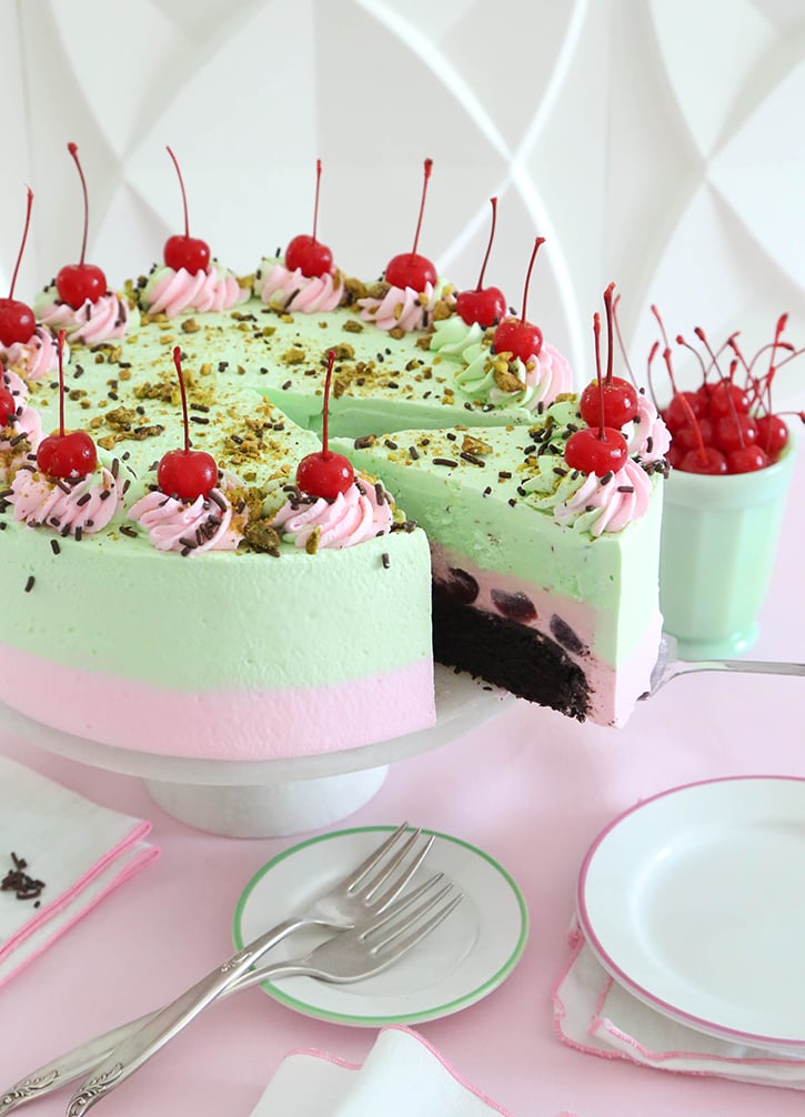 Spumoni Ice Cream Cake