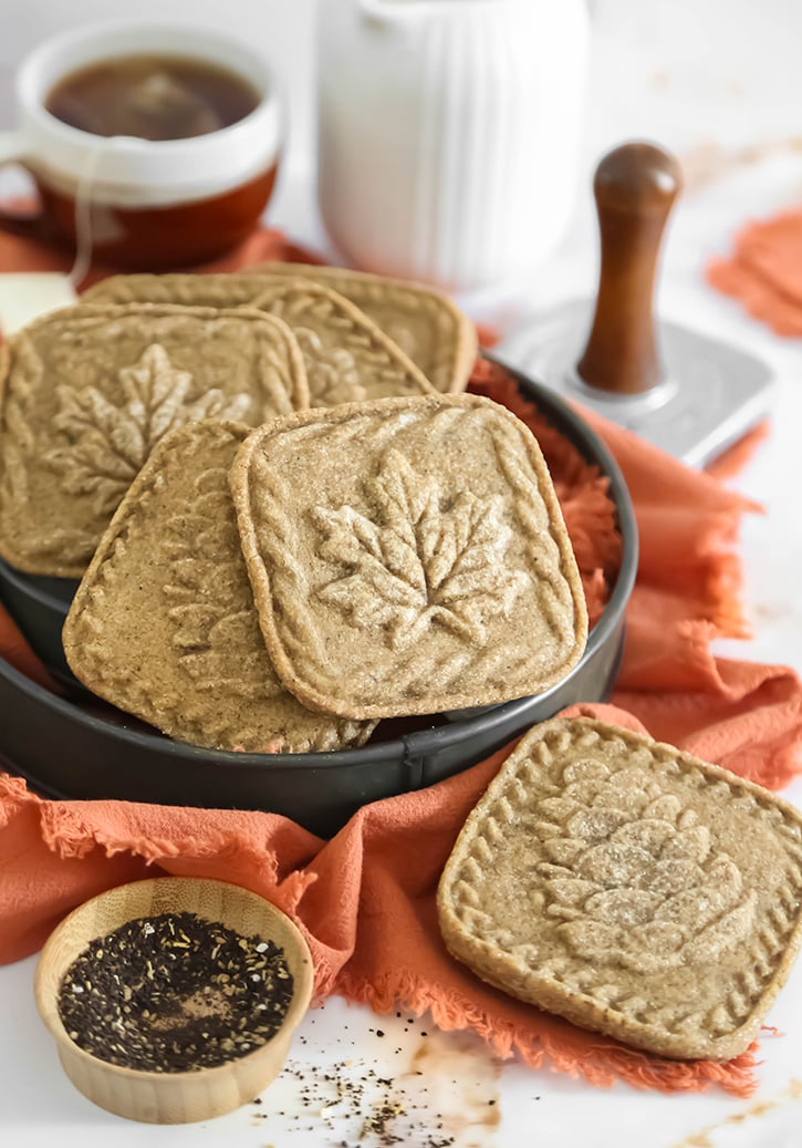 Stamped Chai Butter Cookies