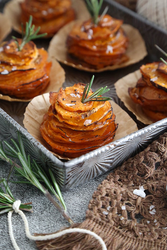 Easy Sweet Potato Stacks