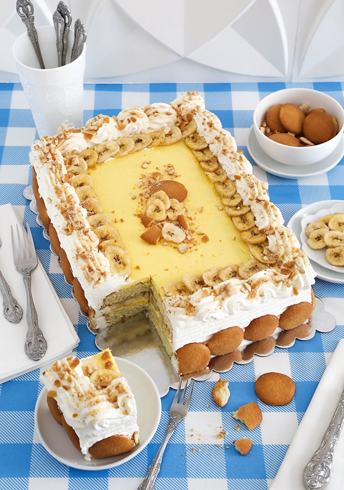 Banana Pudding Sheet Cake