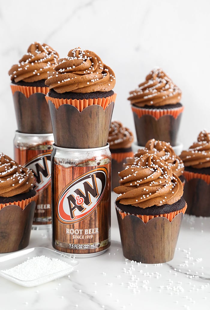 Root Beer Cupcakes